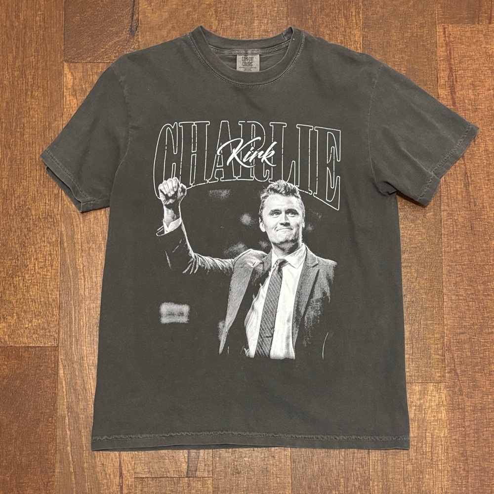 Charlie Kirk comfort colors t-shirt